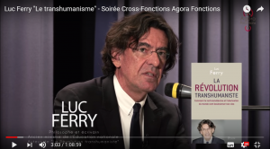 Débat avec Luc Ferry sur le transhumanise lors d'une soirée cross-fonctions d'Agora Fonctions