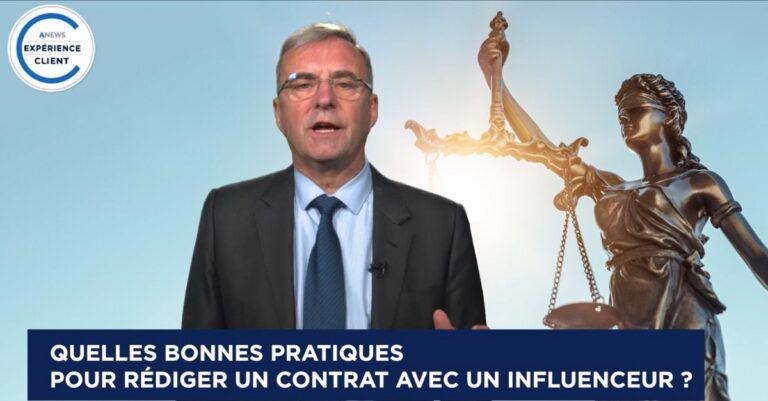 Rédiger un contrat avec un influenceur - Au Nom de la Loi